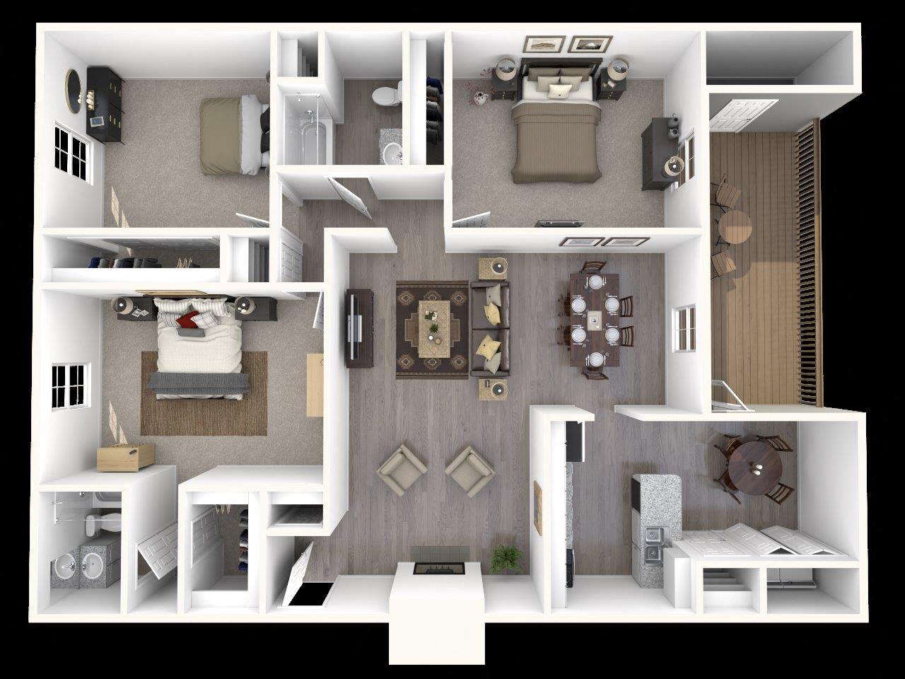 Apartments in Raleigh, NC: Six Forks Station Apartments C2